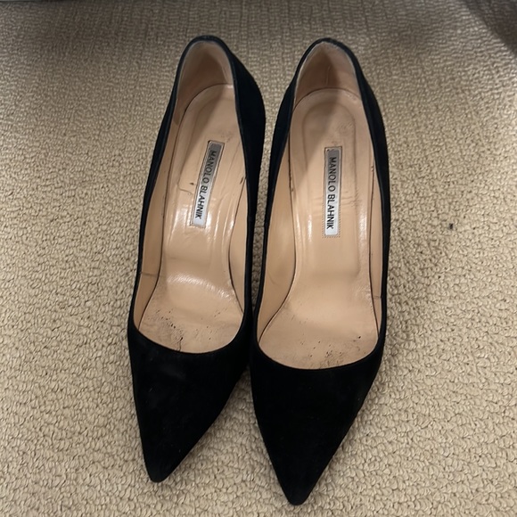 Manolo Blahnik BB Pump black suede size 41 - Picture 3 of 7